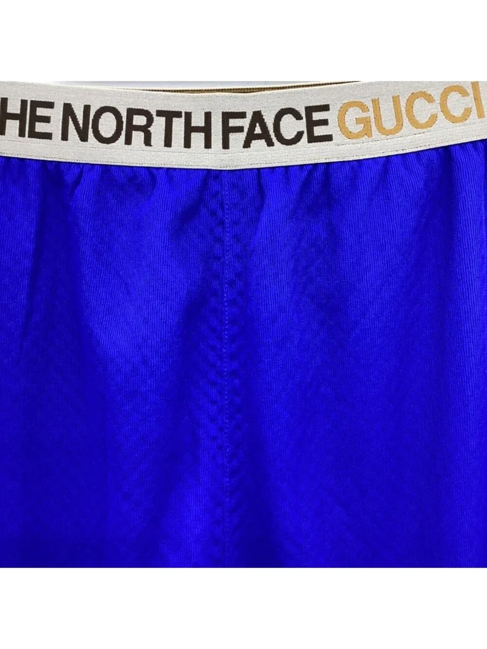 Gucci The North Face Technical Jersey XL Blue Pants
